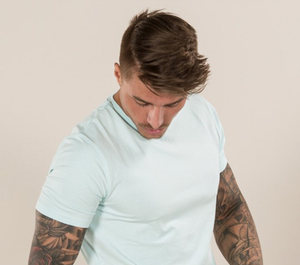 T-shirt en coton personnalisé pour homme, col rond, coupe ample, manches courtes, décontracté, mode estivale - Product Image 5