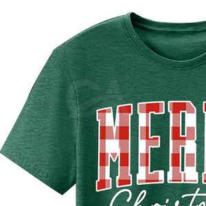 Soft <b>Christmas</b> Printed <b>T</b>-<b>Shirt</b> With Comfortable For Holiday Parties And Daily Wear <b>Christmas</b> Printed <b>T</b>-<b>Shirt</b> - Product Image 6