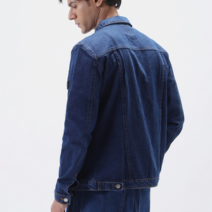OEM Mens Denim Jean <b>Jacket</b> Casual Outwear Fall <b>Jacket</b> Denim Button up Coat Oversize Denim <b>Jacket</b> for Men acidwash fashion casual - Product Image 3