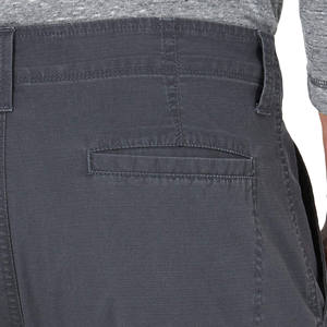 Pantalones Cortos de Trabajo para Hombre, 100% Algodón, con Cierre de Cremallera y Botones, Diseño Sólido, para Trabajo o Estilo Casual Urbano - Product Image 5
