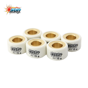 Kit de Rodillos CVT SUN RACING WRL2012-15 20x12mm 15G para MIO125 MIOi125 NMAX155 AEROX155, Hecho en Taiwán, 6 Piezas - Product Image 2