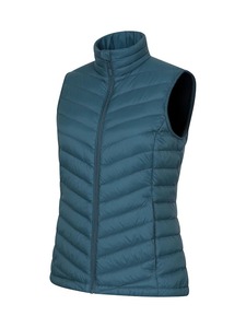 Chaleco de esquí ligero sin mangas con capucha de lona teñida casual de invierno para hombre al por mayor - Product Image 3