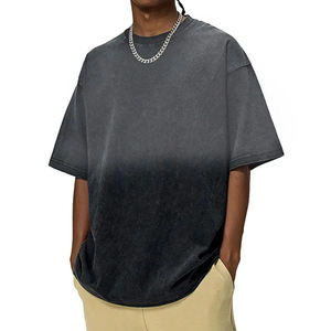 T-shirts décontractés surdimensionnés pour hommes, en mélange de coton doux, légers, confortables, coupe décontractée, pour usage quotidien, fabricant OEM à marque privée - Product Image 4