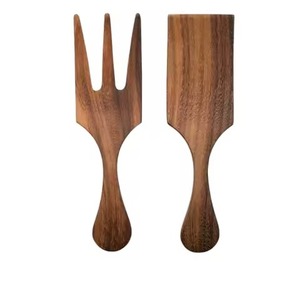 High On Demand 6Pcs Extra Long Handle Wooden Utensils Soup <b>Sauce</b> Mixing Spoon Set for Deep Stockpot & Hot <b>Pot</b> Utensils - Product Image 6