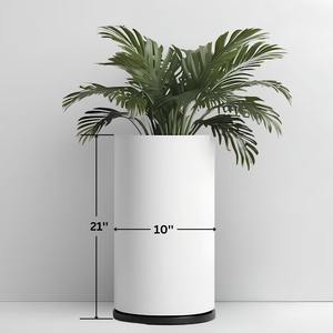 Pot de fleurs décoratif en métal moderne pour plantes d'intérieur, salon, balcon, jardin, décoration de la maison - Product Image 6