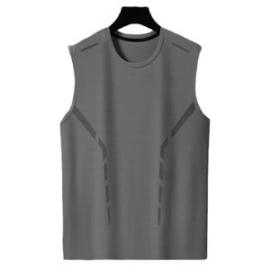Camiseta sin mangas para hombre hecha a medida de gran tamaño de buena calidad precio de fábrica ropa de gimnasio para hombre camisetas sin mangas para fitness - Product Image 3