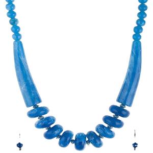 Style moderne Design créatif meilleur prix meilleure vente collier en résine de créateur de haute qualité avec boucles d'oreilles - Product Image 1