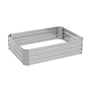 Bac à légumes surélevé en métal galvanisé pour l'extérieur, bac à plantes rectangulaire pour le jardin GB002 - Product Image 1
