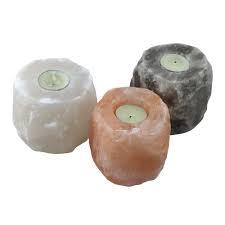 Bougeoirs en sel de l'Himalaya Tea Light Sel de roche rose en cristal naturel Fabriqué meilleure qualité 1-2 KG Vente en gros du Pakistan - Product Image 3