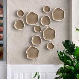 Modern Luxury Style Irregular Shape Ceramic Plate <b>Wall</b> Installation For Living Office <b>Wall</b> Arts Home Decor By Universal Overseas - Product Image 6