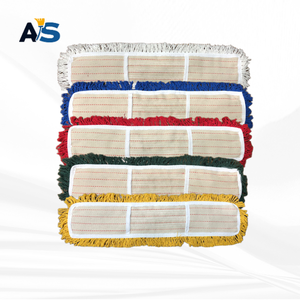 A&S Durable 5x24 Dust <b>Mop</b> Head with Synthetic Acrylic Fibers Cut End Design for Multi-Floor Cleaning - Product Image 1