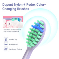 Cepillo de Dientes Eléctrico Sónico con Cerdas Suaves Inteligentes, Resistente al Agua IPX7, Apto para Autocaravanas, 3 Modos, Blanqueamiento Dental para Niños