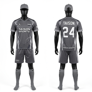 Ensemble de maillots de Floorball en polyester maille 180 GSM de qualité supérieure, design à panneaux jaune et bleu, avec logo personnalisé par sublimation - Product Image 6