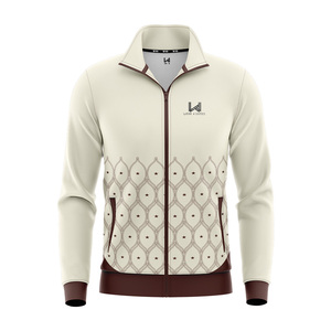 Veste bomber unisexe personnalisée à prix abordable avec logo imprimé, écologique, coupe-vent, respirante, fermeture éclair intégrale, en laine/viscose - Product Image 1