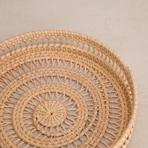 Nouvel Arrivage Plateau Rond Profond en Rotin Fait Main Durable Finition Naturelle Pour Hôtels et Décoration Intérieure Vente en Gros Fournisseur Écologique - Product Image 4