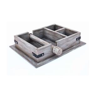 Porte-serviettes plat de forme carrée de luxe Porte-serviettes design luxueux Décoration de table d'hôtel et de restaurant - Product Image 3