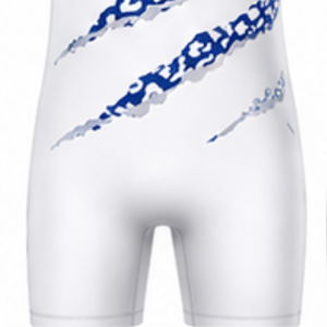 Maillot de lutte sublimé blanc et bleu pour homme, en polyester, uniforme sportif athlétique sans manches, vêtements de lutte pour l'entraînement et les matchs - Product Image 6