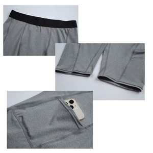 Shorts de compression pour hommes, entraînement athlétique, gym, course à pied, cyclisme, fitness, performance, sous-vêtement technique - Product Image 5