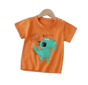 2024 été dessin animé pour enfants T-shirt taille personnalisée imprimé à manches courtes enfants garçons T-shirt - Product Image 1