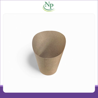 Boîtes en papier jetables de qualité supérieure pour frites et frites en éventail, disponibles en gros