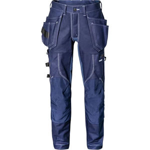 Pantalon de travail réfléchissant pour homme RICSA INTERNATIONAL, noir, polyester, certifié CE, plusieurs poches, résistant à l'abrasion, haute visibilité - Product Image 5