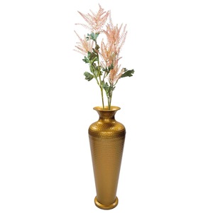 Modern Handmade High Grade Metal Tabletop <b>Decorative</b> <b>Vase</b> Elegant Flower Holder for Home Restaurant & Hotel Decor - Product Image 1
