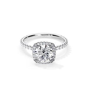 แหวนเพชรเม็ดเดี่ยวทรงมินิมอลยอดนิยม ผลิตด้วยวิธี Lab Grown ทอง 18K สำหรับสวมใส่ทุกวัน งานหมั้น งานแต่งงาน มีจำหน่ายในปริมาณมาก - Product Image 3