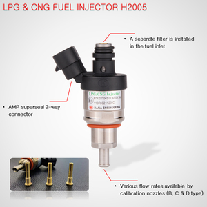 Hana h2005 hiệu suất cao cng/LPG/lng vòi phun vòi phun ISO 15500 tuân thủ Điều kiện Mới Sản xuất tại Hàn Quốc - Product Image 2