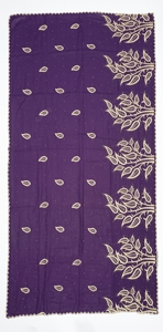 Wholesale <b>Embroidered</b> Chiffon <b>Shawl</b> Garbasaar Gold Leafy Tree Motif Scalloped Border Party Wear OEM ODM Custom - Product Image 3