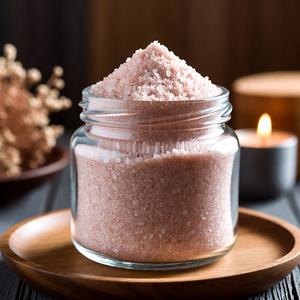 Sal de Baño Mineral del Himalaya Rosa Natural Tallada, Moderna, Ecológica, Relajante, Terapéutica, Aromática, Desintoxicante para la Piel - Product Image 1