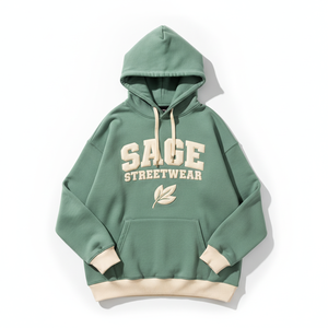 Sudaderas con Capucha Personalizadas Premium 3D de Alta Densidad con Estampado en Relieve, 100% Algodón, Felpa Francesa, Estilo Urbano para Hombre - Product Image 1