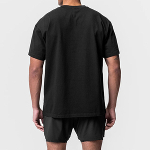Camiseta Deportiva Extra Grande para Hombre, 100% Algodón, Manga Corta, Ropa Deportiva para Gimnasio, Transpirable, Ecológica, de Alta Calidad - Product Image 2