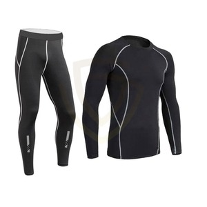 Conjunto Deportivo para Hombre, Ropa de Gimnasio, Leggings de Compresión para Entrenamiento, Correr y Hacer Ejercicio - Product Image 1