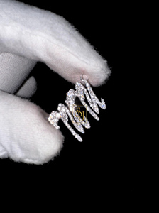 เครื่องประดับเงิน925เย็นสร้อยคอชื่อตัวเองชื่อตัวอักษรตัวเริ่มต้นสั่งทำจี้เพชรธรรมชาติอินเทรนด์ของผู้หญิงและเสน่ห์ - Product Image 2