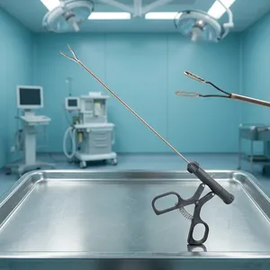 <b>Laparoscopic</b> X handle Bipolar Forceps 5mmx330mm Surgical <b>Instruments</b> High Quality Reusable Surgical <b>Instruments</b> - Product Image 5