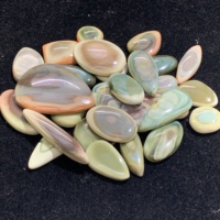 Vente en gros de cabochons en jaspe impérial naturel certifié IGI de qualité AAAAA pour la fabrication de bijoux, multicolores