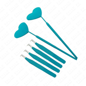 Pinzas para Extensión de Pestañas con Punta de Fibra ZULLO INDUSTRIES, Herramienta para Pestañas de Acero Inoxidable con Recubrimiento de Color Personalizado, 14 cm, Marca Privada - Product Image 5