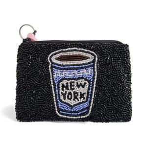 Bolso de mano de lujo con cuentas de diseñador, estilo vaquero, bordado con cuentas de semillas, estilo occidental, para fiesta de noche, abierto - Product Image 2