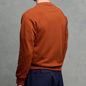 Sweat-shirt molletonné à col rond pour homme, manches longues, sans capuche, décontracté et chaud, vente en gros - Product Image 4