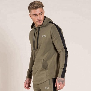 Oem Design 100% Polyester Black Men <b>Tech</b> Fleece Winter Seamless Full Zip Hoodie Joggers Sweatpants Tracksuit - Product Image 2