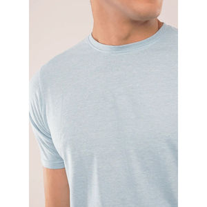 T-shirt pour homme de haute qualité à motifs, polyester/coton, logo sur le devant, respirant, séchage rapide, manches courtes, nouvelle arrivée - Product Image 3