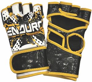 ถุงมือ MMA หนังแท้แบบสั่งทำยี่ห้อ DURUS INDUSTRIES ราคาส่งถูก สำหรับทุกเพศ ปิดด้วยแถบตีนตุ๊กแก ครึ่งนิ้ว ระบายอากาศได้ดี - Product Image 2