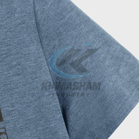 T-shirt personnalisé pour homme en coton et polyester |   220 GSM |   Respirant et écologique |   Coupe ample |   Col rond |   Logo avant |   Décontracté |   Solide |