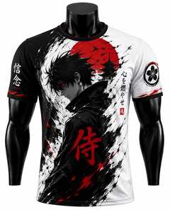 เสื้อยืดผ้าฝ้ายโอเวอร์ไซส์ลายอนิเมะเฮฟวี่เวท - Product Image 2