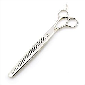 Tijeras de Peluquería Canina de Acero Inoxidable Duradero, Cuchillas Rectas Afiladas, Tijeras de Entresacar para Perros y Gatos, Instrumentos Veterinarios - Product Image 2