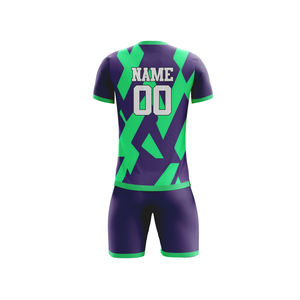 Maillot de foot personnalisé entièrement sublimé avec logo imprimé pour uniforme de foot masculin - Product Image 2