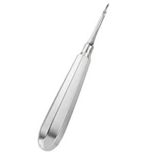 Elevador de Raíces Dentales Recto con Punta Fina de 140 mm, Elevador de Extracción de Acero Inoxidable - Product Image 2