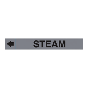 Etiqueta de PVC Resistente al Calor Brady STEAM Plenum Duct Marker para Identificación de Tuberías y HVAC - Product Image 1