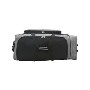 High Quality Large Capacity <b>Rolling</b> Duffel <b>Bag</b> with Adjustable Strap Black Gray Polyester Travel Gym <b>Bag</b> Unisex Casual Style - Product Image 5