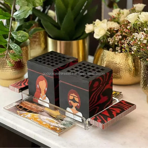 New Arrival Wooden Bakhoor Burner Tray Incense Aromatherapy Diffuser for Home Decoration Religious <b>Gifts</b> for Ramadan <b>Eid</b> - Product Image 6
